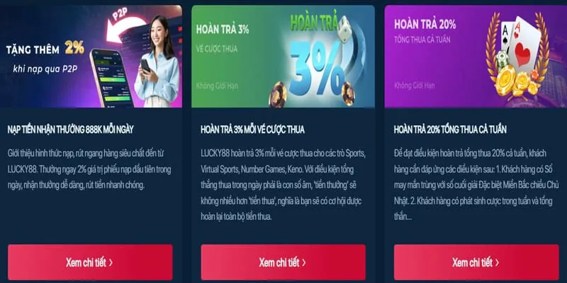 Thưởng nạp lần đầu oqen88